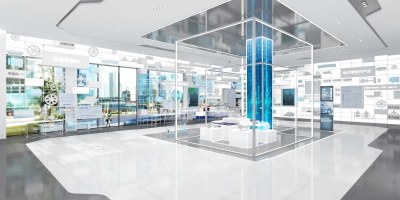 现代科技展厅3D模型下载